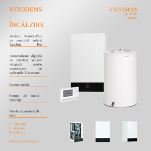 Vitodens 100W  25 kW  Incalzire