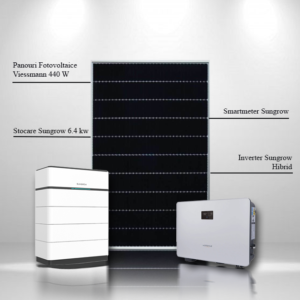 Sistem Fotovoltaic 5KW Monofazat Cu Stocare Sungrow
